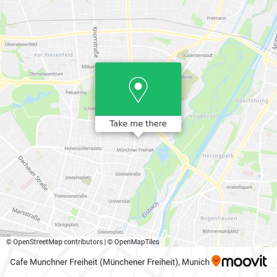 Cafe Munchner Freiheit (Münchener Freiheit) map