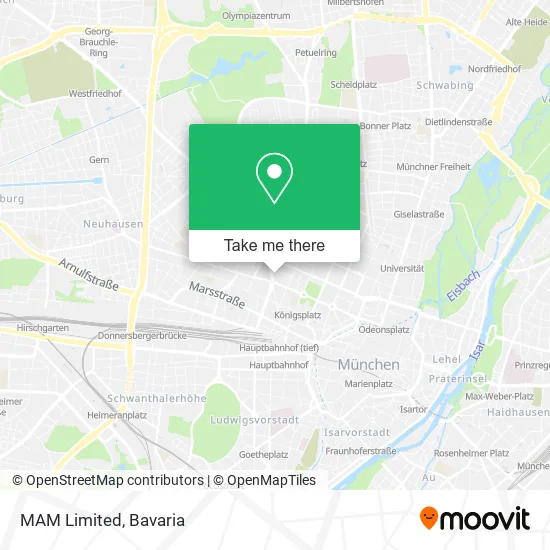 Карта MAM Limited