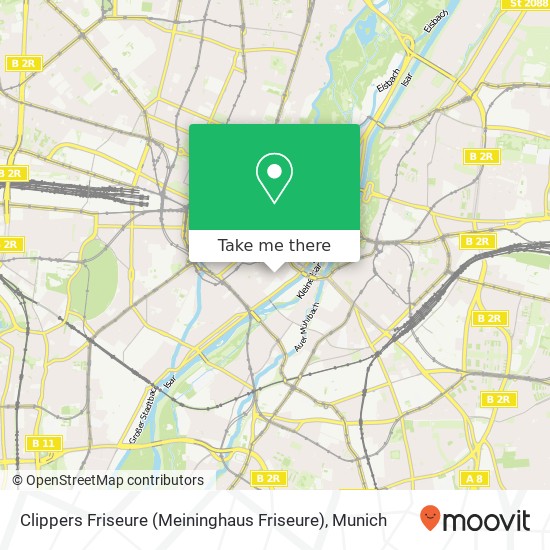 Карта Clippers Friseure (Meininghaus Friseure)