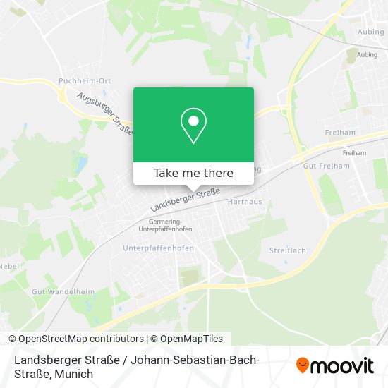 Landsberger Straße / Johann-Sebastian-Bach-Straße map