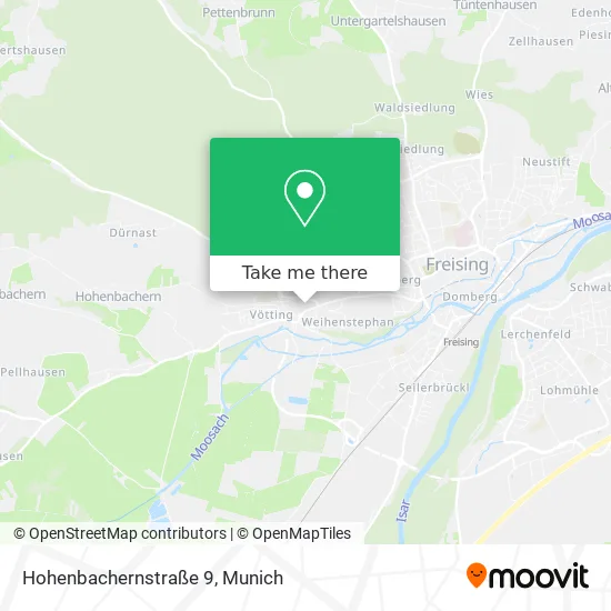 Карта Hohenbachernstraße 9