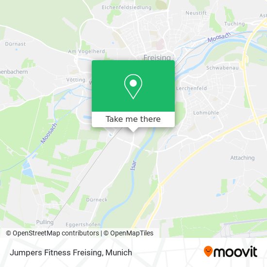 Jumpers Fitness Freising map