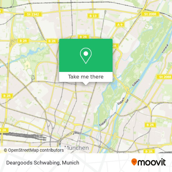 Карта Deargoods Schwabing