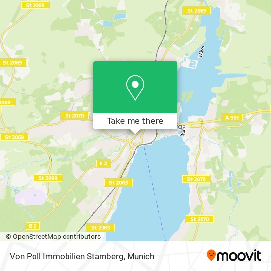 Карта Von Poll Immobilien Starnberg