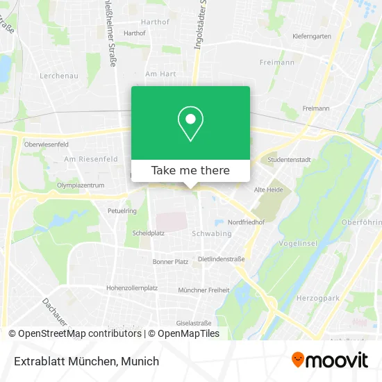 Карта Extrablatt München