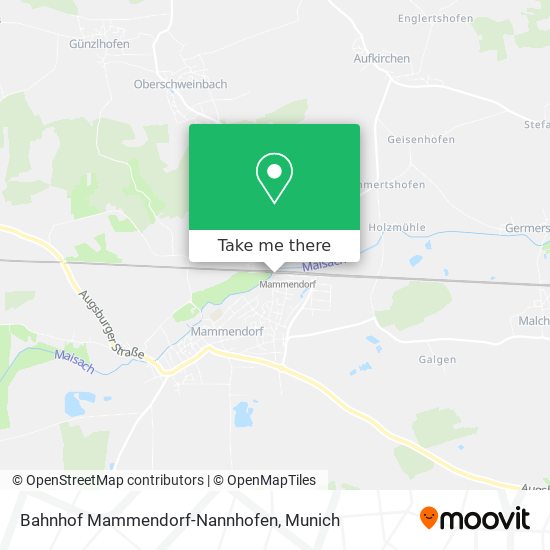 Bahnhof Mammendorf-Nannhofen map