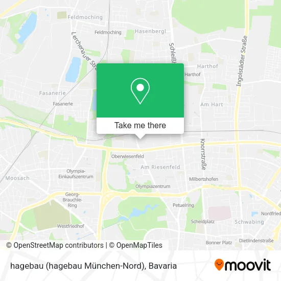 Карта hagebau (hagebau München-Nord)