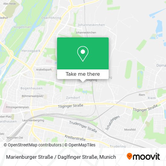 Marienburger Straße / Daglfinger Straße map