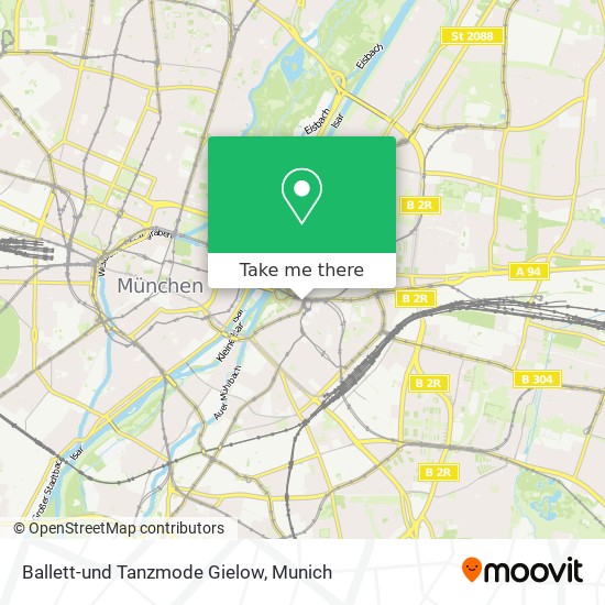 Ballett-und Tanzmode Gielow map