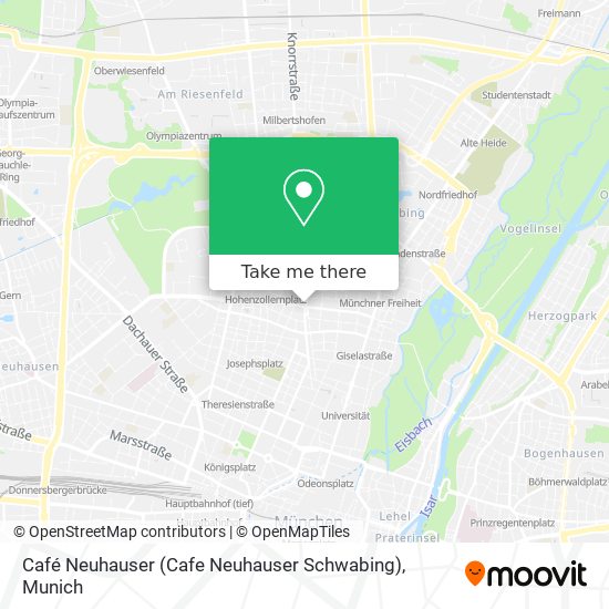 Café Neuhauser (Cafe Neuhauser Schwabing) map