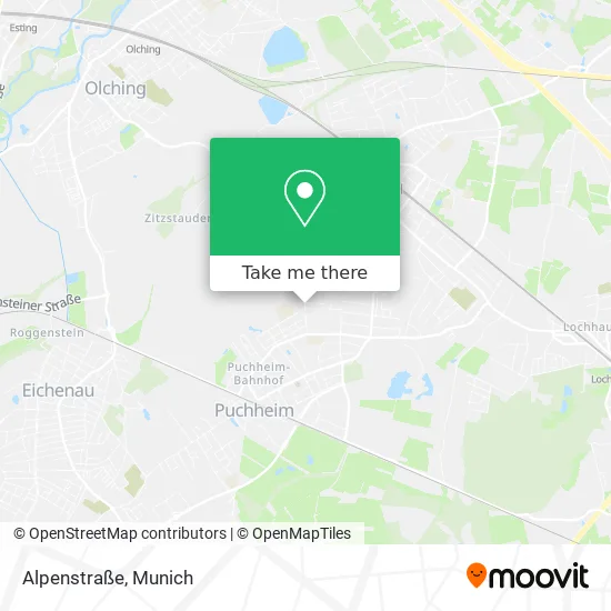 Карта Alpenstraße