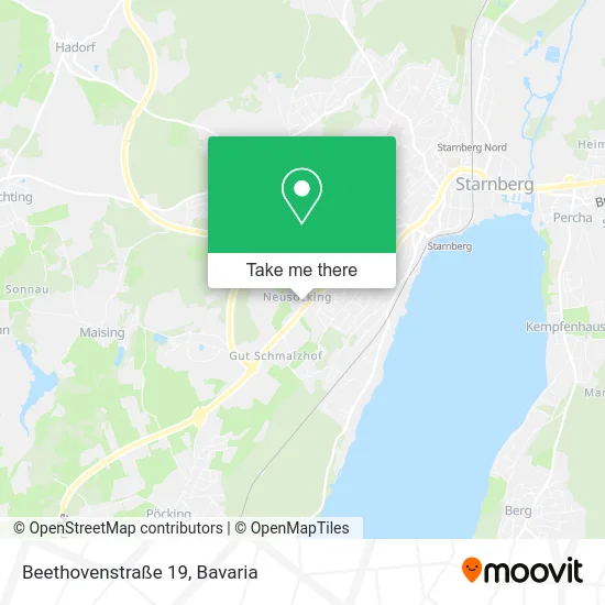 Карта Beethovenstraße 19