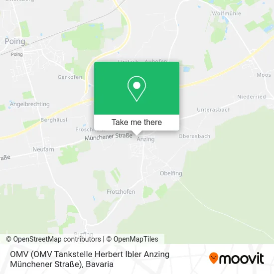 Карта OMV (OMV Tankstelle Herbert Ibler Anzing Münchener Straße)