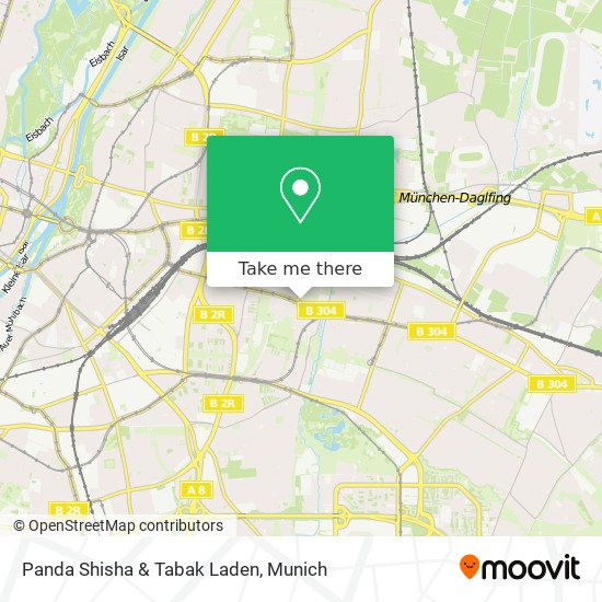 Panda Shisha & Tabak Laden map