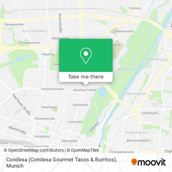 Condesa (Condesa Gourmet Tacos & Burritos) map