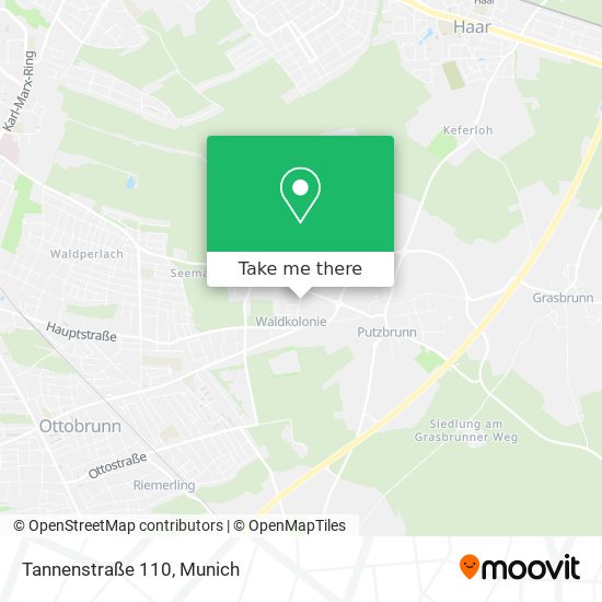 Tannenstraße 110 map