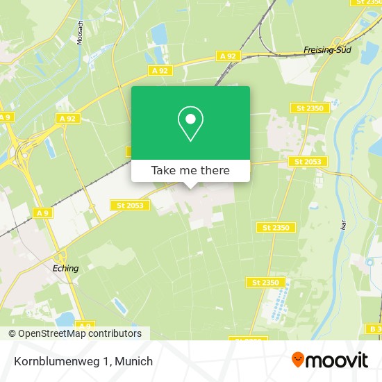 Карта Kornblumenweg 1