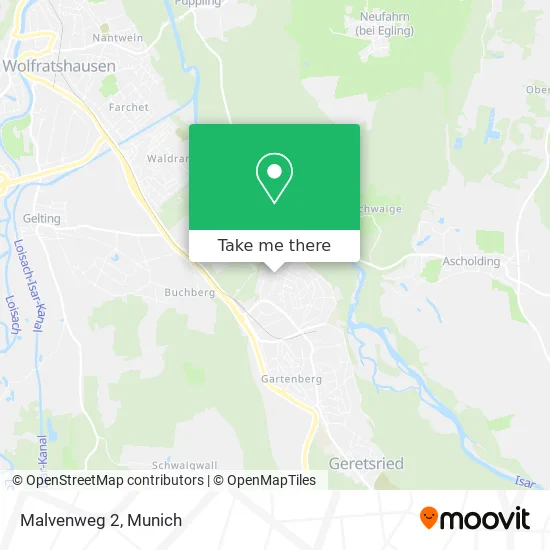 Карта Malvenweg 2