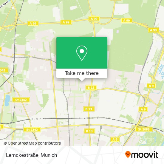 Карта Lemckestraße