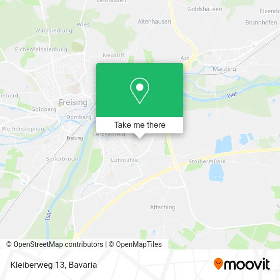 Карта Kleiberweg 13
