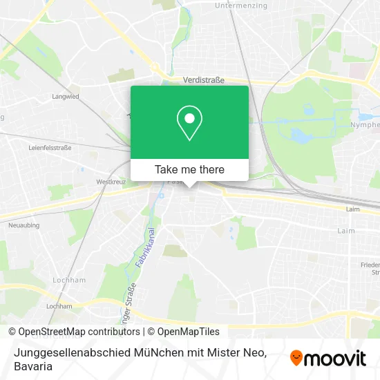 Карта Junggesellenabschied MüNchen mit Mister Neo