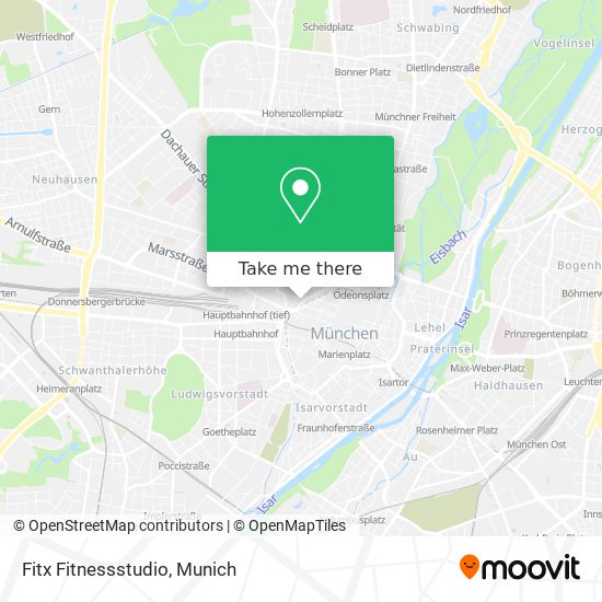 Fitx Fitnessstudio map