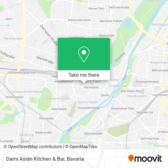 Карта Dami Asian Kitchen & Bar