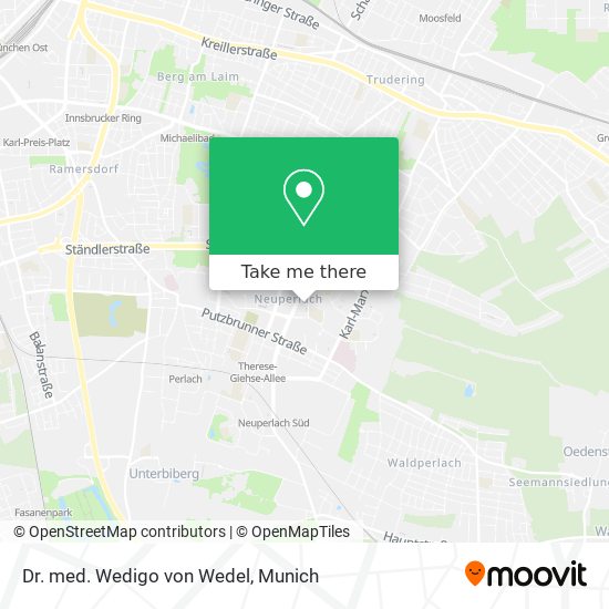 Dr. med. Wedigo von Wedel map