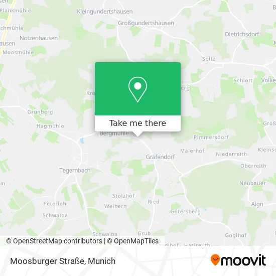 Карта Moosburger Straße