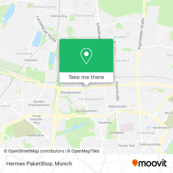 Карта Hermes PaketShop