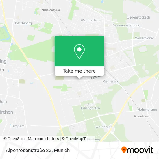 Карта Alpenrosenstraße 23