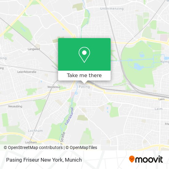 Карта Pasing Friseur New York