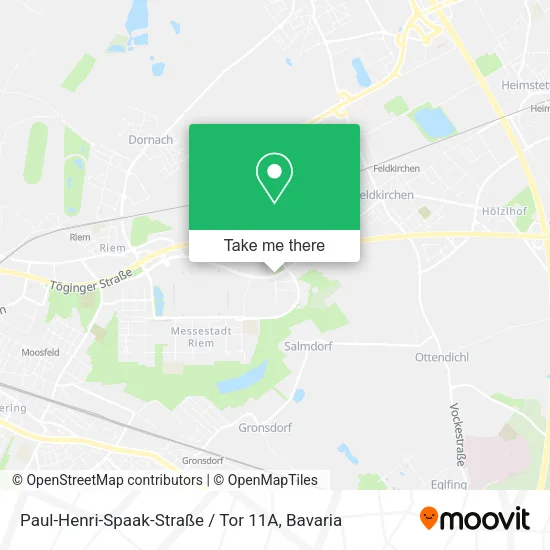 Карта Paul-Henri-Spaak-Straße / Tor 11A