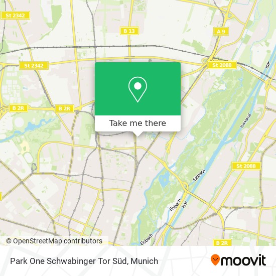 Park One Schwabinger Tor Süd map
