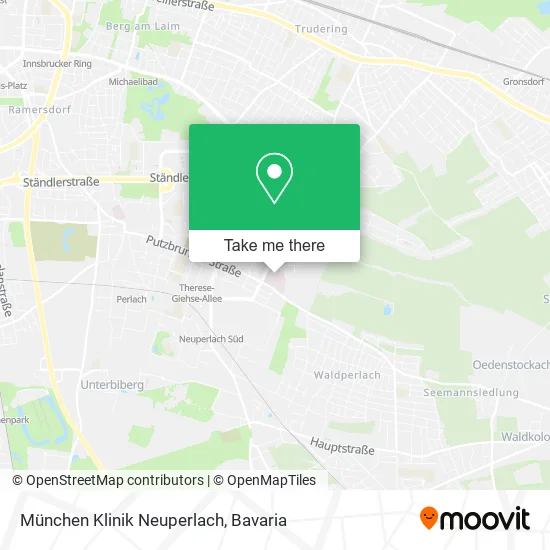 Карта München Klinik Neuperlach