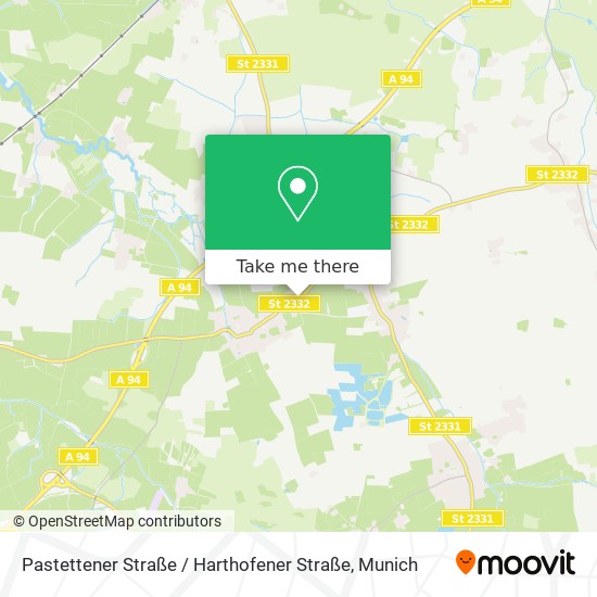 Pastettener Straße / Harthofener Straße map