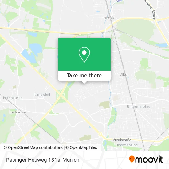 Карта Pasinger Heuweg 131a