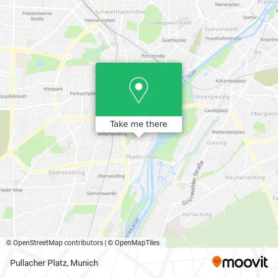 Карта Pullacher Platz
