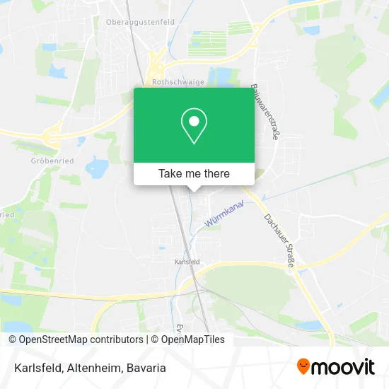 Карта Karlsfeld, Altenheim