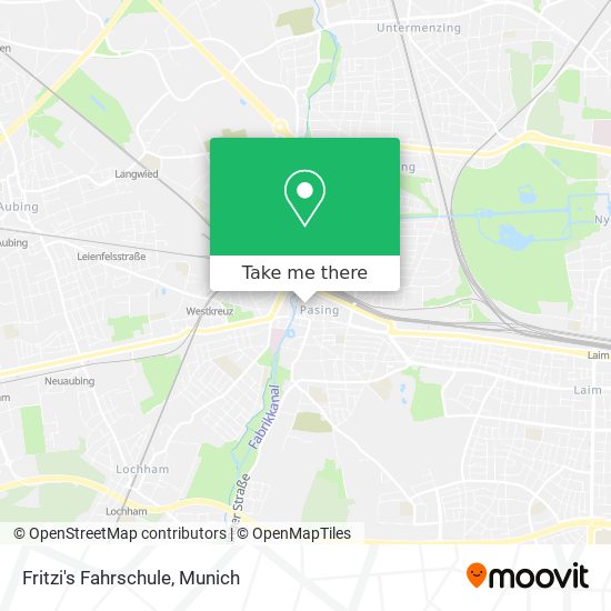 Fritzi's Fahrschule map