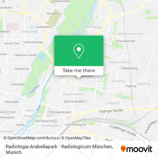 Radiologie Arabellapark - Radiologicum München map