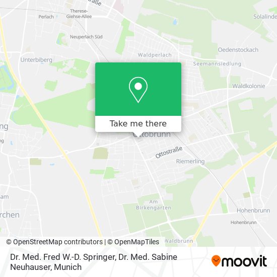 Dr. Med. Fred W.-D. Springer, Dr. Med. Sabine Neuhauser map