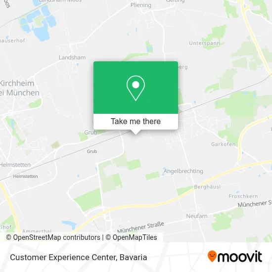 Customer Experience Center map