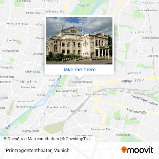 Prinzregententheater map