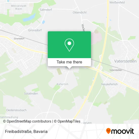 Карта Freibadstraße