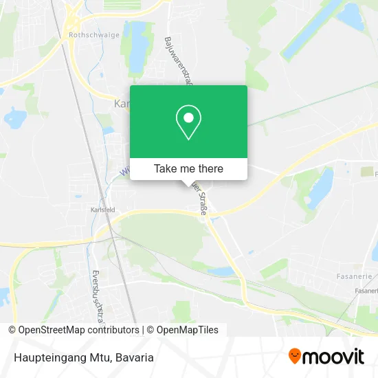Карта Haupteingang Mtu
