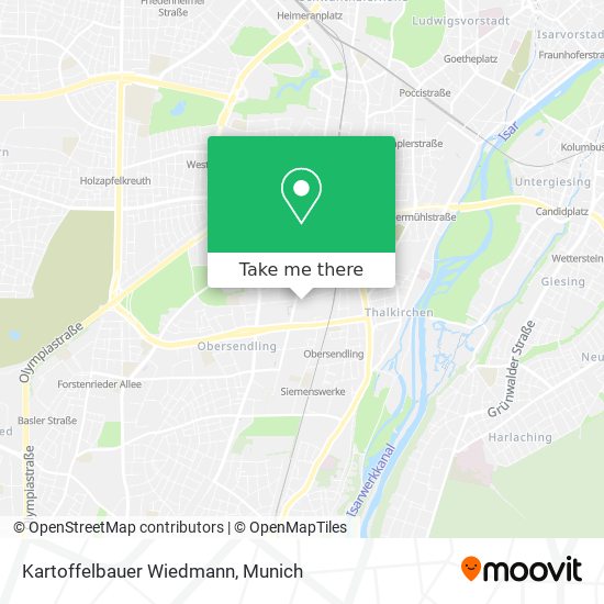 Kartoffelbauer Wiedmann map