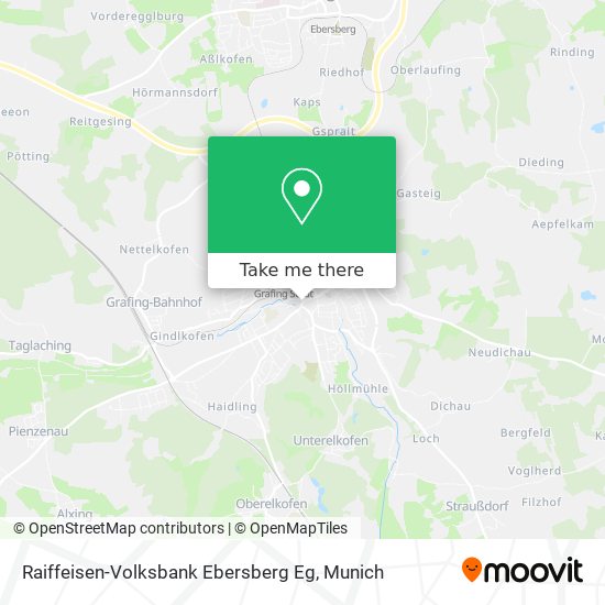 Raiffeisen-Volksbank Ebersberg Eg map