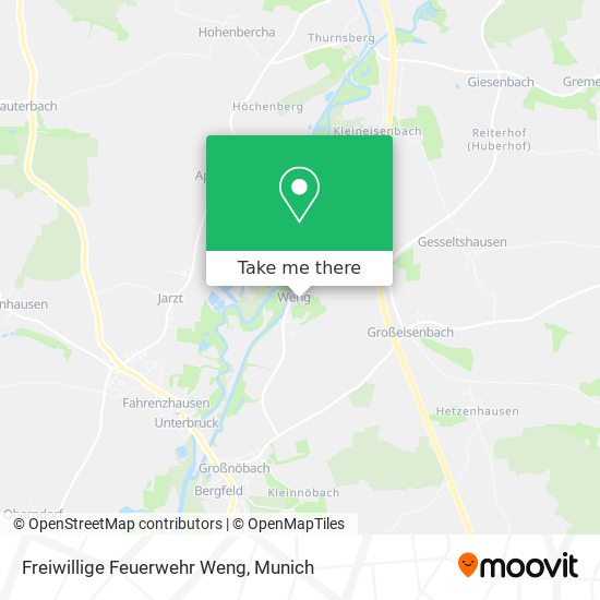 Freiwillige Feuerwehr Weng map