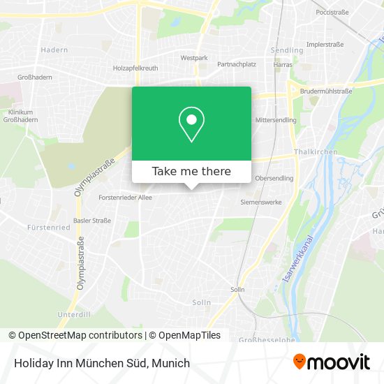 Holiday Inn München Süd map